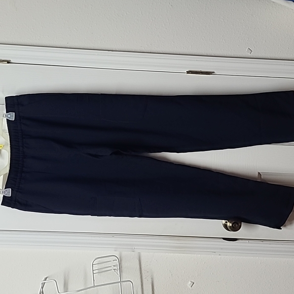 Scrubs set Noflik Women's XL Anti-Wrinkle Soft Stretch V Neck Navy Blue FIGS st - Picture 7 of 10